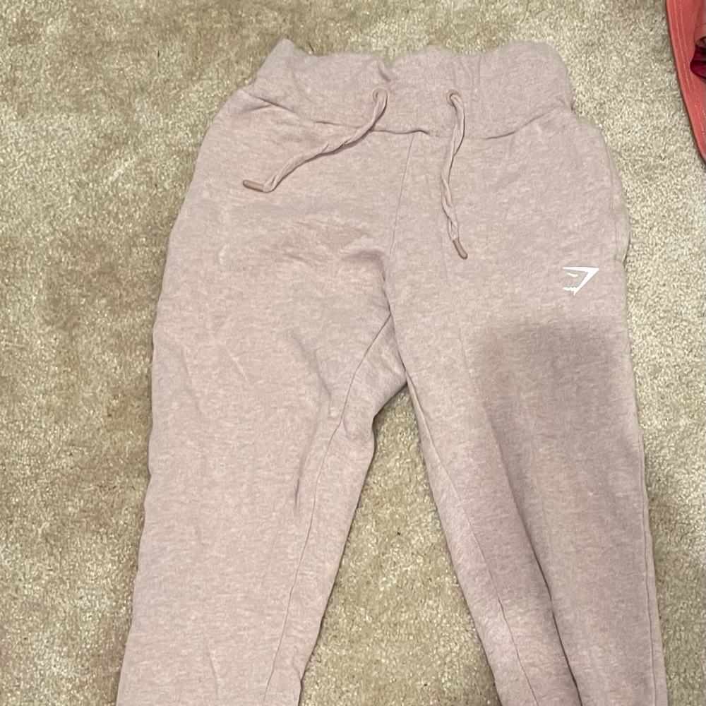 Gymshark light pink joggers